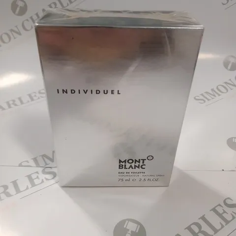 BOXED AND SEALED MONTBLANC INDIVIDUEL EAU DE TOILETTE 75ML