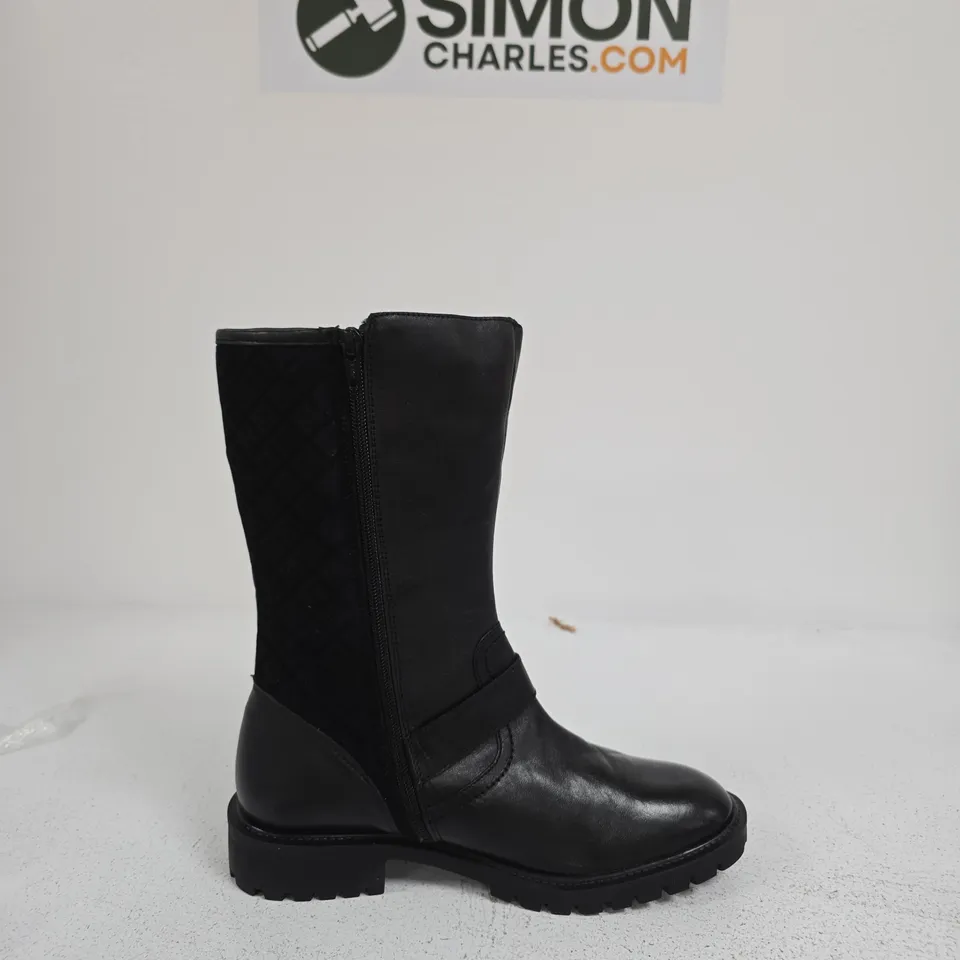 RAVEL CALF BOOT – BLACK, UK 7 (EUR 40)