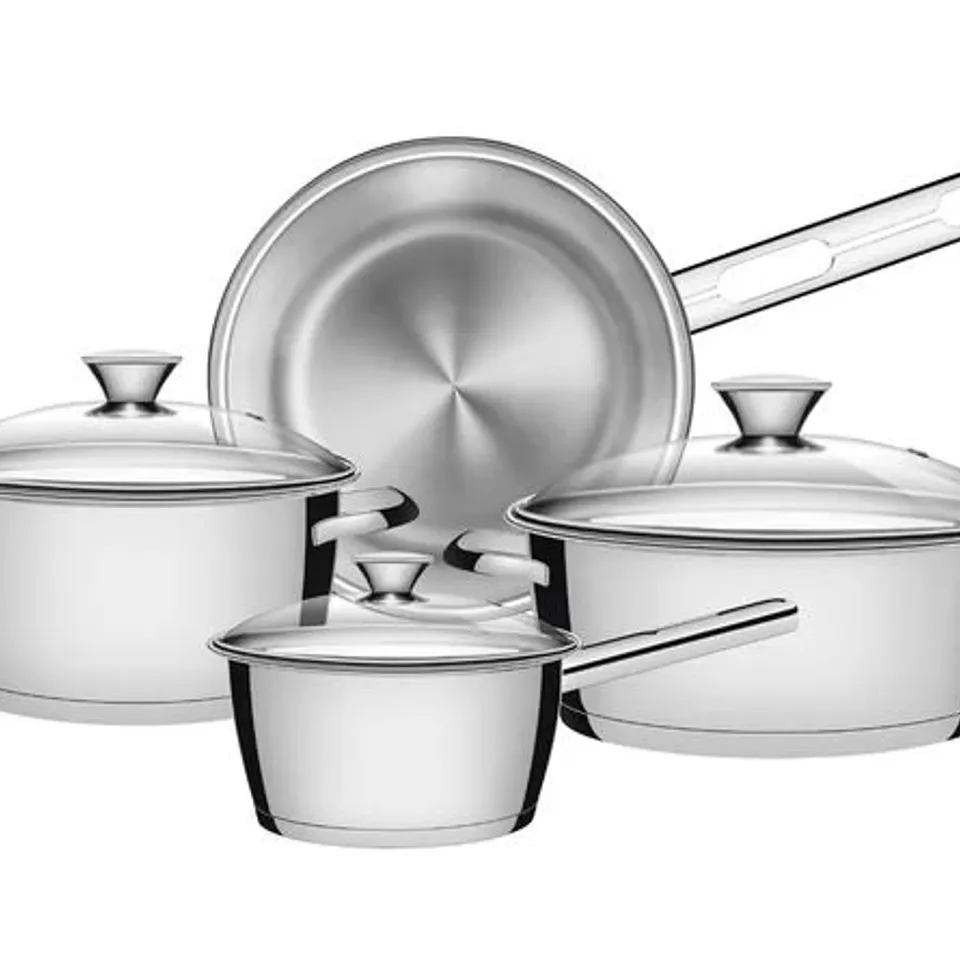 BOXED TRAMONTINA 3 PIECE SAUCEPAN SET