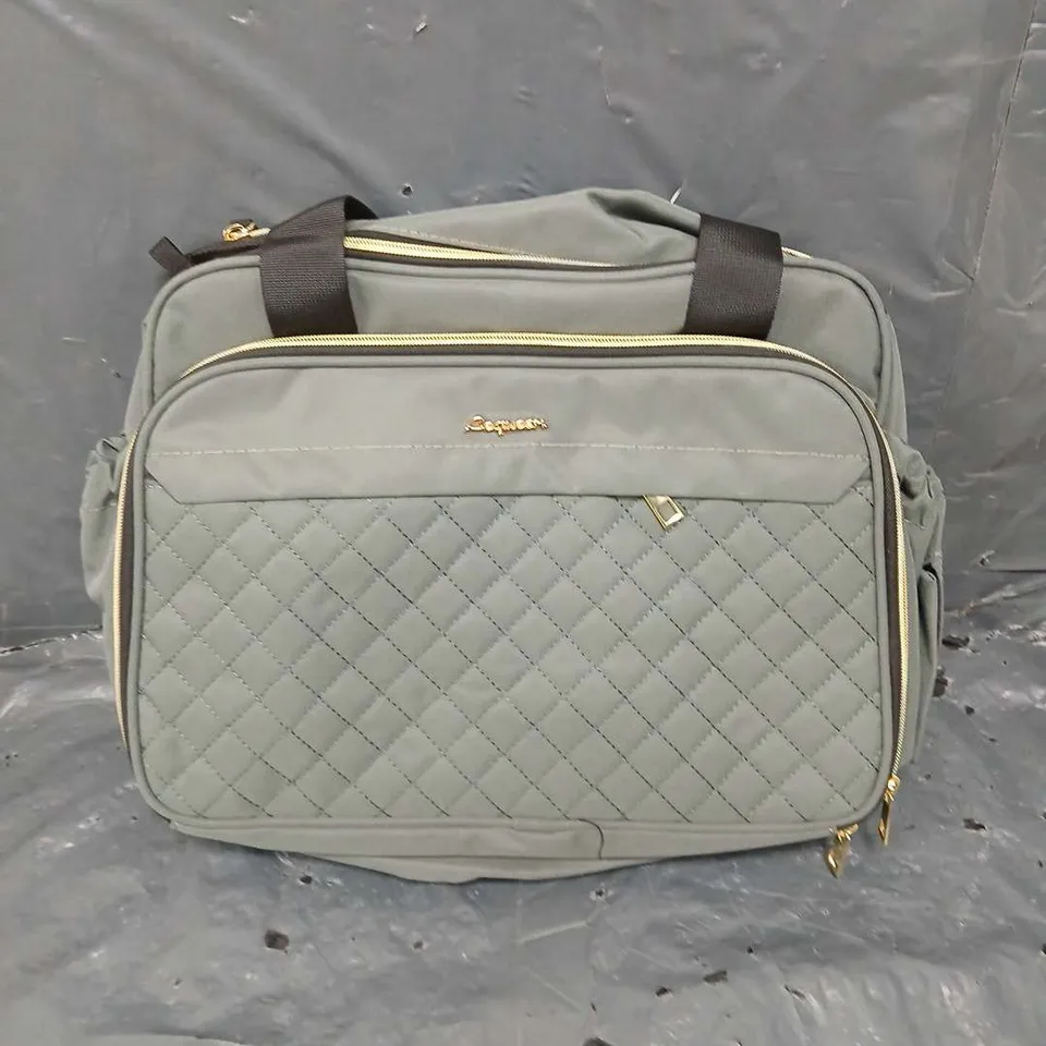 LEQUEEN TRAVEL BAG IN GREEN 