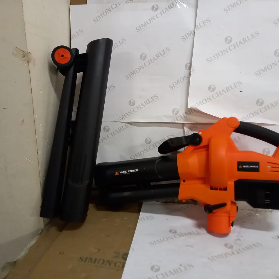 YARDFORCE 40V CORDLESS 3 IN 1 BLOWER VACUUM 