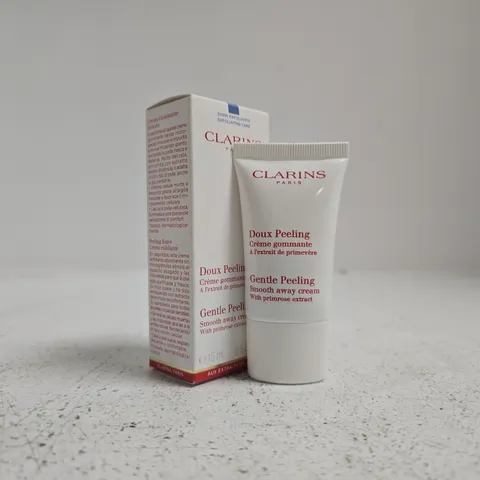CLARINS PARIS GENTLE PEELING SMOOTH AWAY CREAM WITH PRIMROSE EXTRACT (15ML)