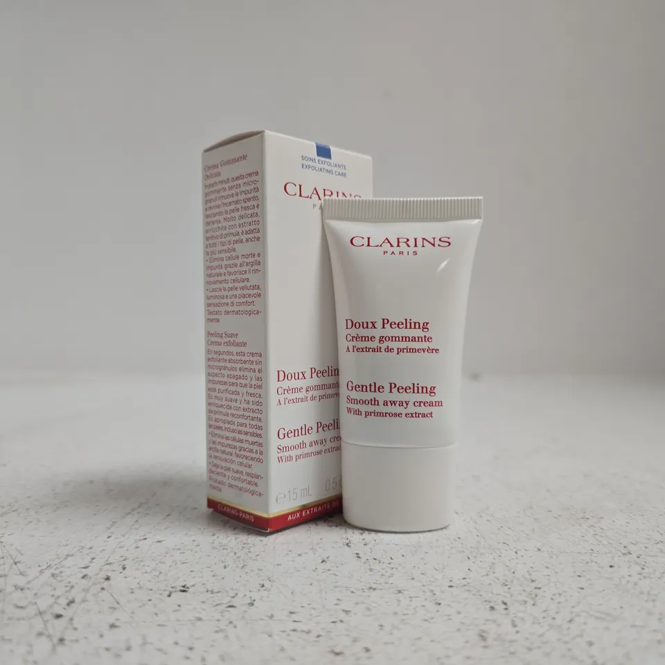 CLARINS PARIS GENTLE PEELING SMOOTH AWAY CREAM WITH PRIMROSE EXTRACT (15ML)