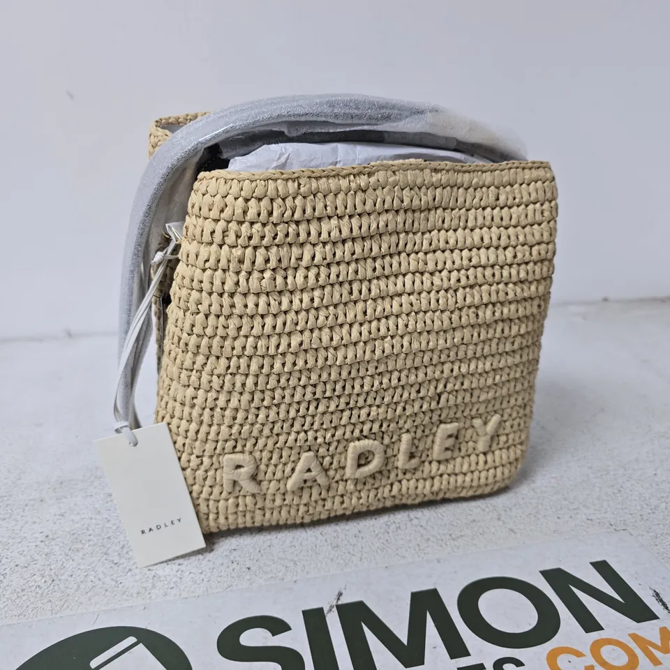 RADLEY STRAW CROSSBODY BAG