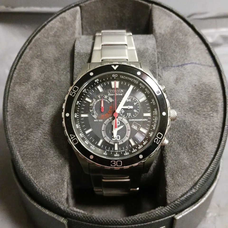 BOXED CITIZEN ECO-DRIVE PROMASTER CHRONOGRAPH WATCH