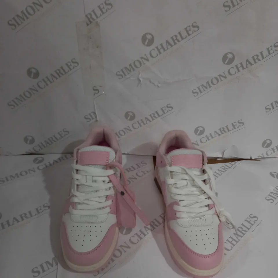 UNBOXED PAIR OF PINK OFF WHITE C/O VIRGIL ABLOH "40"
