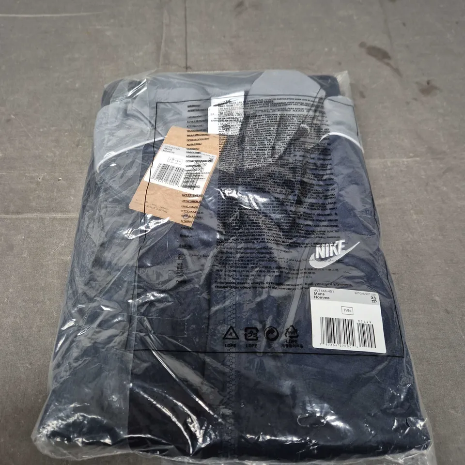 NIKE ZIPPED JACKET IN DARK AND LIGHT BLUE SIZE XS