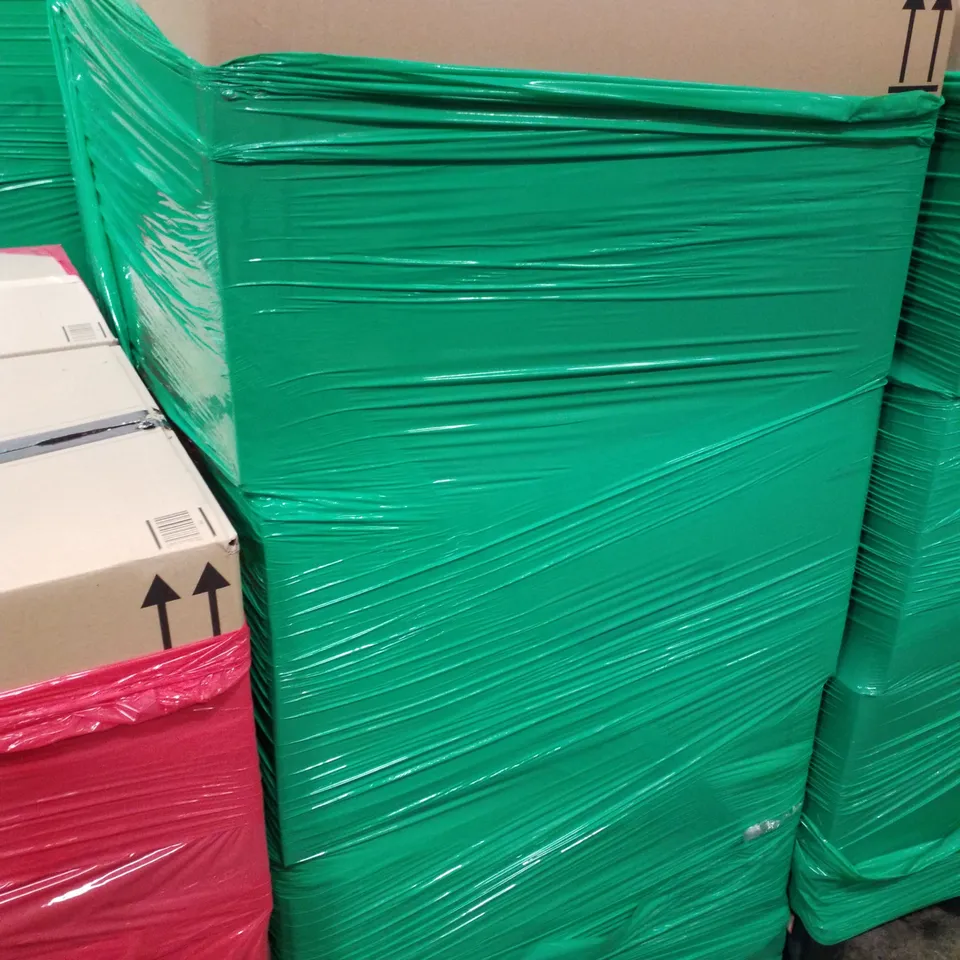 PALLET OF ASSORTED PRODUCTS INCLUDING POTATO RICER, AT THE TABLE BOOK, TOY POLICE CAR, TRASH BAGS, CHAIN BELTS, BECKY HILL CDS