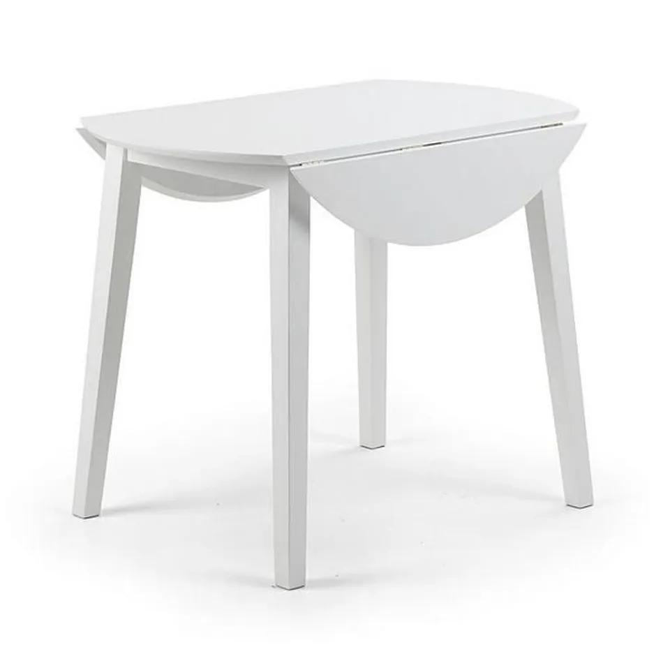 JULIAN BOWEN COAST DROPLEAF 90 CM DINING TABLE - COLLECTION ONLY