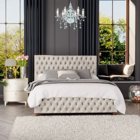 UPHOLSTERED OTTOMAN BED (3 PIECES)