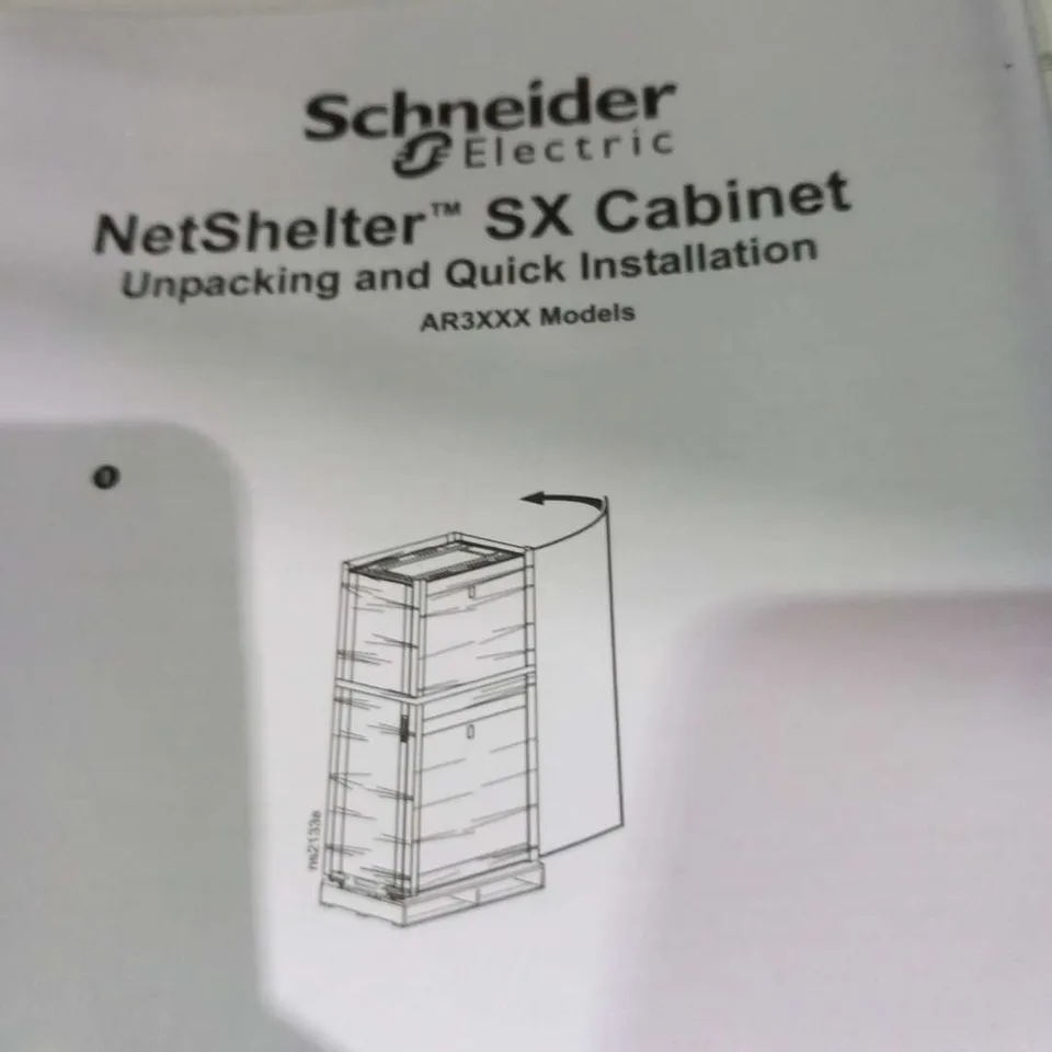 SCHNEIDER ELECTRIC NETSHELTER SX CABINET SX 42U 800MM X 1200MM DEEP ENCLOSURE WITH SIDES BLACK, SPLIT FRONT DOORS