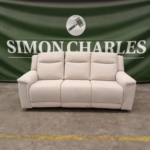 MIRO 3 SEATER MANUAL FABRIC RECLINER SOFA