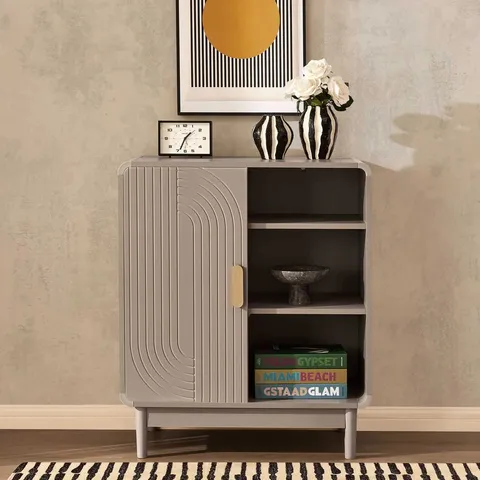 BOXED DUSK MARNIE SMALL BOOKCASE - TAUPE (1 BOX)