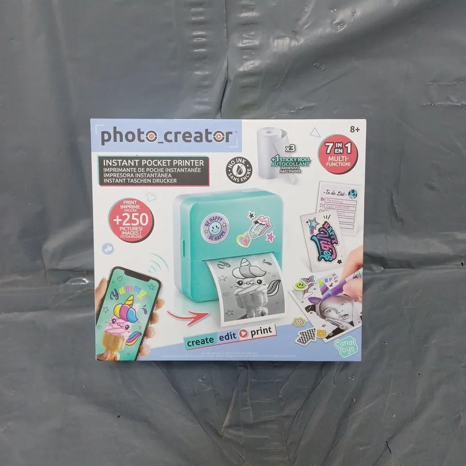 BOXED PHOTO_CREATOR INSTANT POCKET PRINTER 