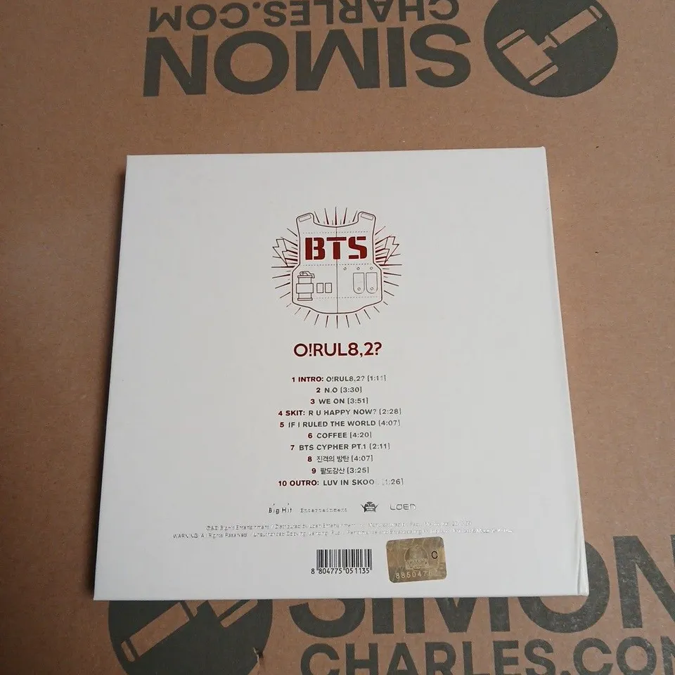 BTS O!RUL8,2? CD ALBUM 