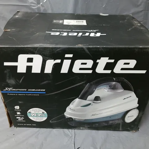 BOXED ARIETE XVAPOR DELUXE STEAM CLEANER