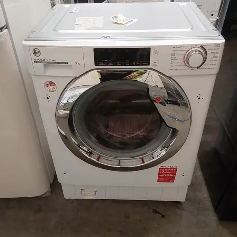 HOOVER H-WASH 300 PRO 9KG INTEGRATED WASHING MACHINE IN WHITE, MODEL: HBWOS 69TMCE-80
