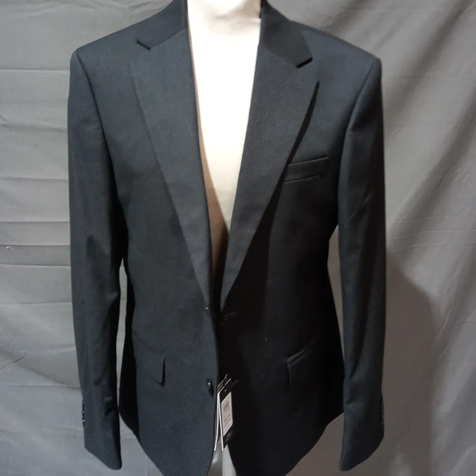 MOSS SLIM FIT BLAZER IN BLACK SIZE 40S