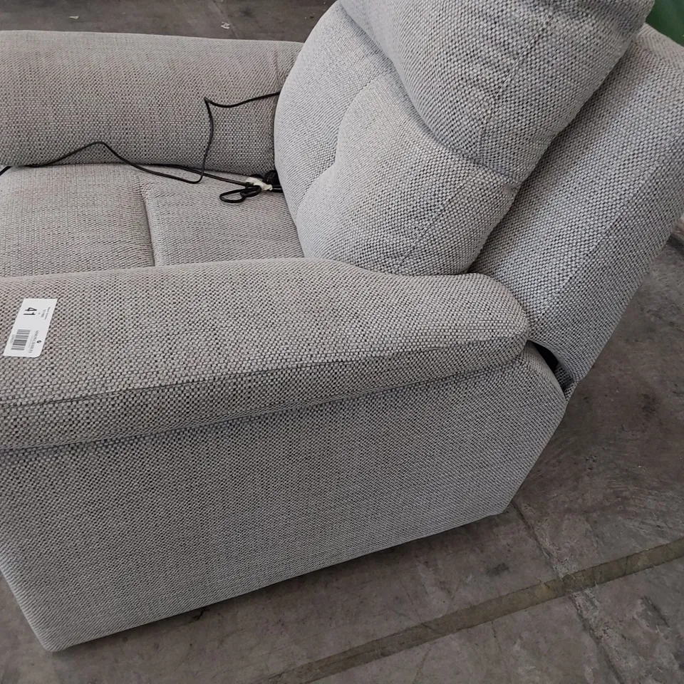 QUALITY BRITISH DESIGNER G PLAN BURFORD POWER RECLINING EASY CHAIR LAGOON SLATE FABRIC 