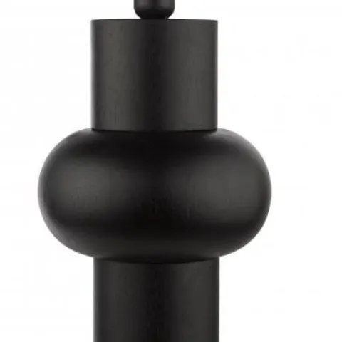 TWO BOXED DAR LIGHTING ARRAN TABLE LAMP BLACK BASE ONLY