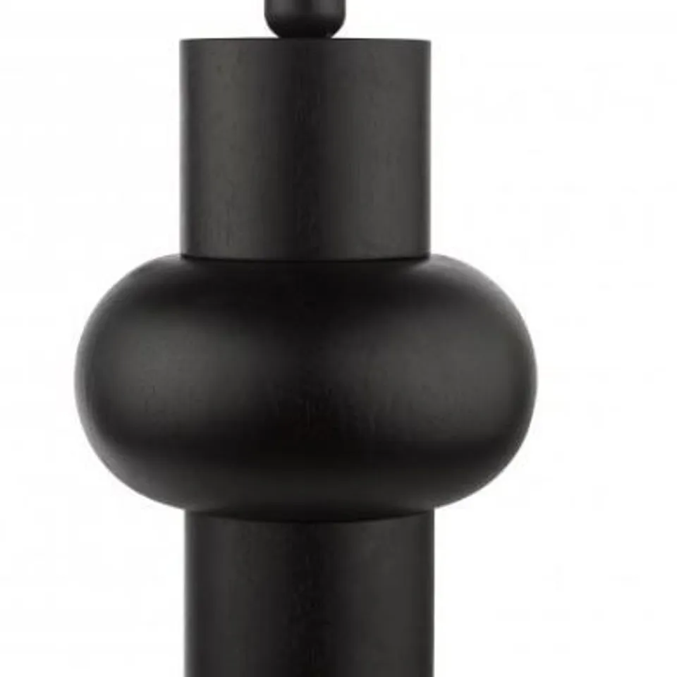 TWO BOXED DAR LIGHTING ARRAN TABLE LAMP BLACK BASE ONLY