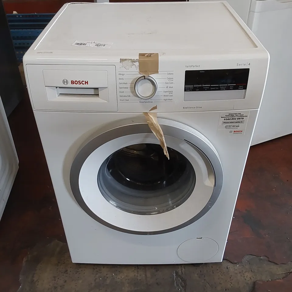 BOSCH SERIE 4 WASHING MACHINE - WHITE
