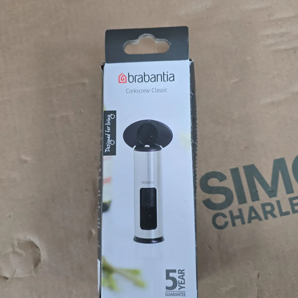BRABANTIA CORKSCREW CLASSIC WINE OPENER – BOXED