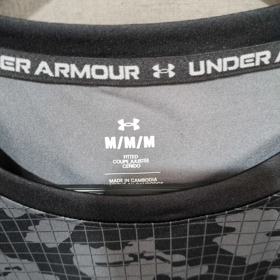 UNDER ARMOUR CAMOUFLAGE T-SHIRT, SIZE M (MEN'S)