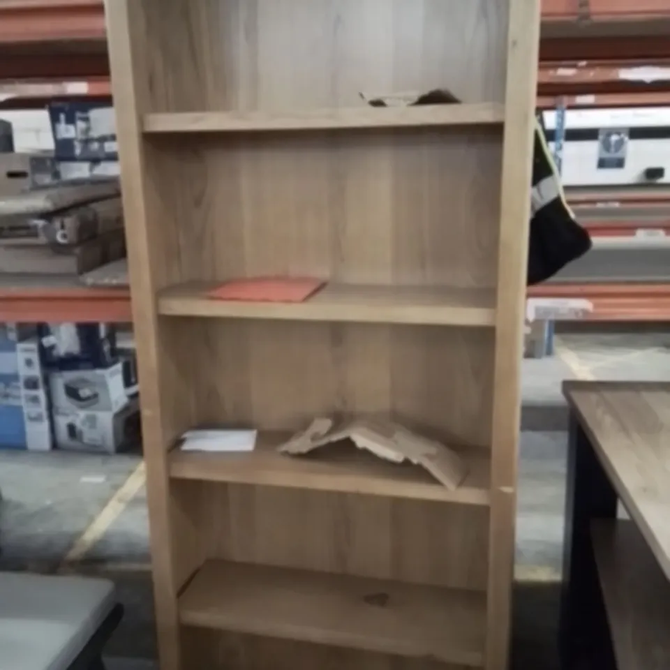 5 TIER DISPLAY CABINET OAK WOOD