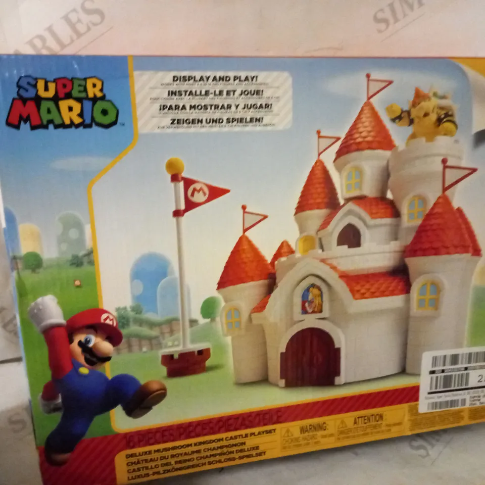 NINTENDO SUPER MARIO MUSHROOM KINGDOM CASTLE RRP £29.99