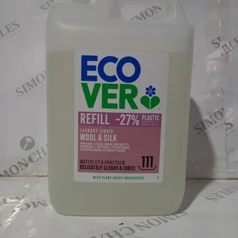 ECOVER LAUNDRY LIQUID WOOL & SILK (5L) - COLLECTION ONLY