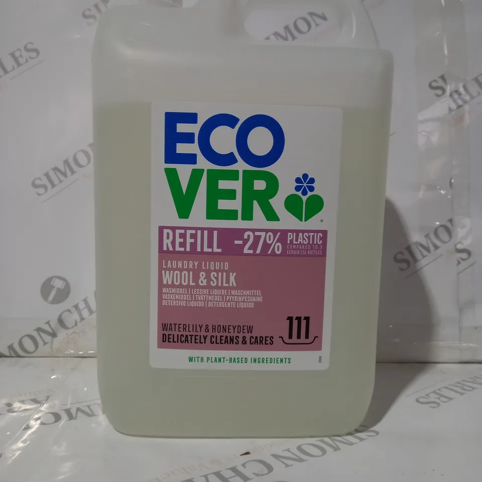 ECOVER LAUNDRY LIQUID WOOL & SILK (5L) - COLLECTION ONLY