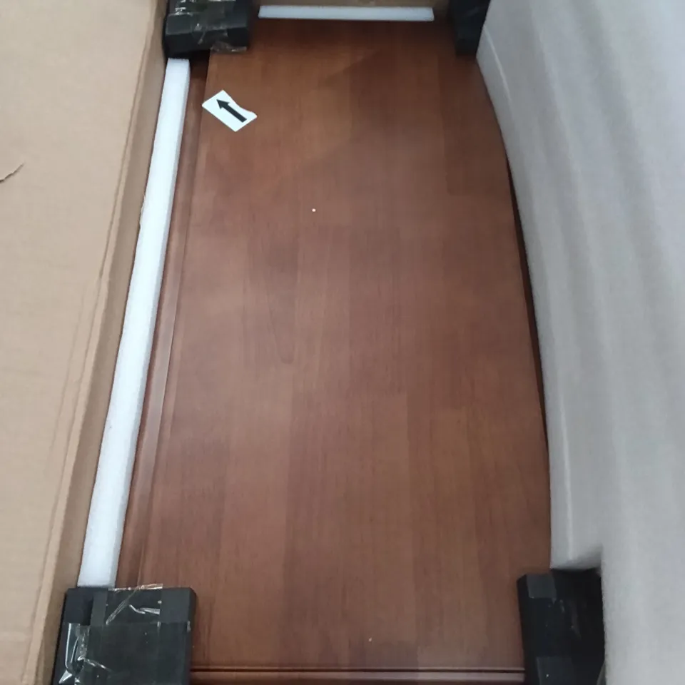 BOXED SOLID WOOD DINING TABLE