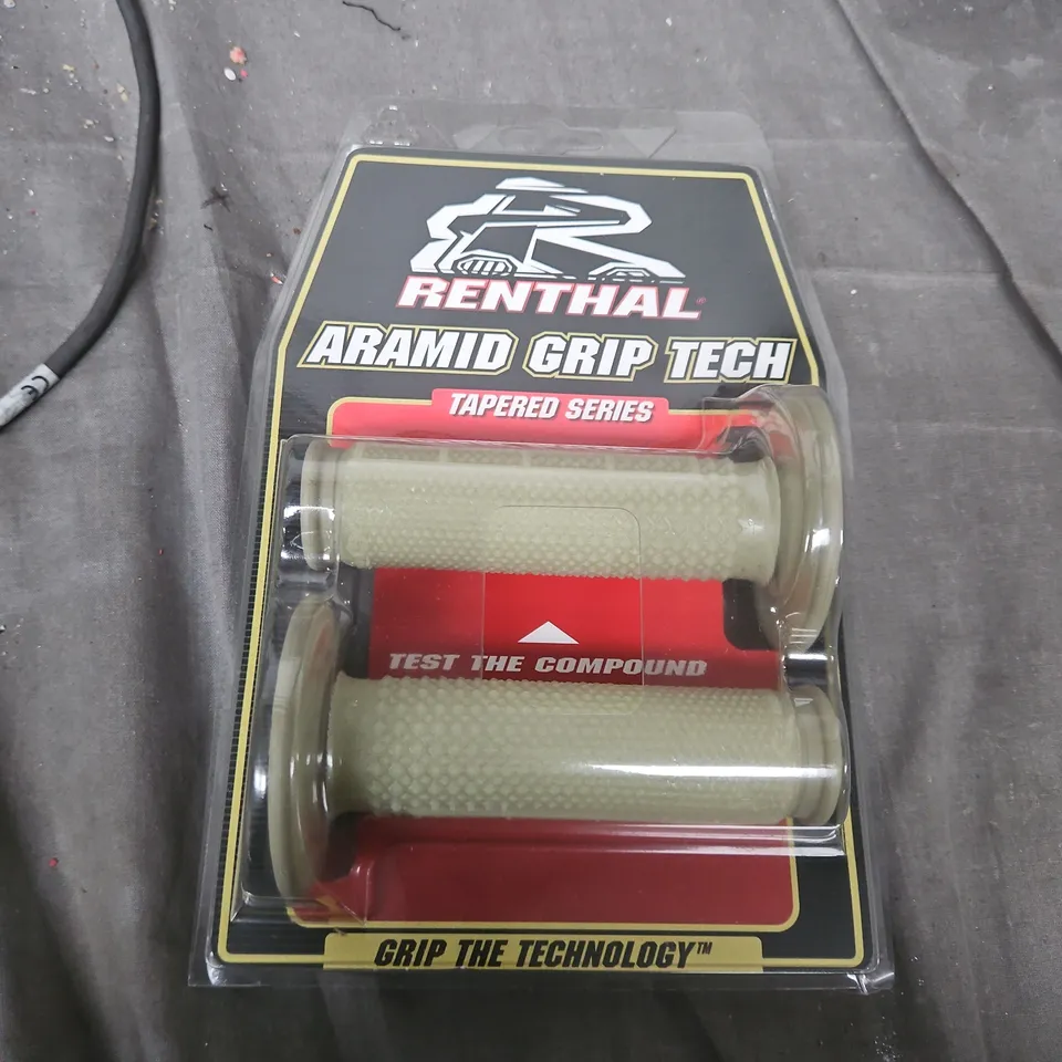 Renthal Aramid Grip Tech Tapered Series Motorcycle Grips – Pack of 2 (sealed)