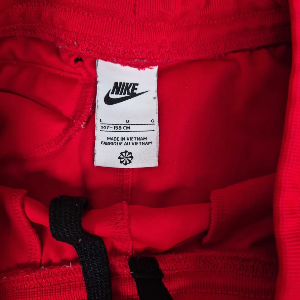 Nike Kids' Red Track Pants with Nike Air Logo – Size 147–158 cm 