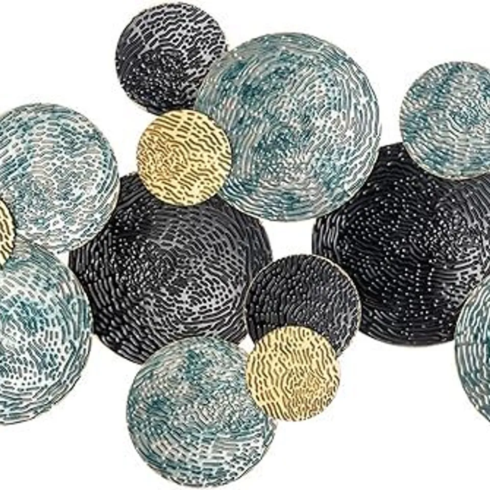 BOXED HOMCOM 3D METAL WALL DECOR (1 BOX)