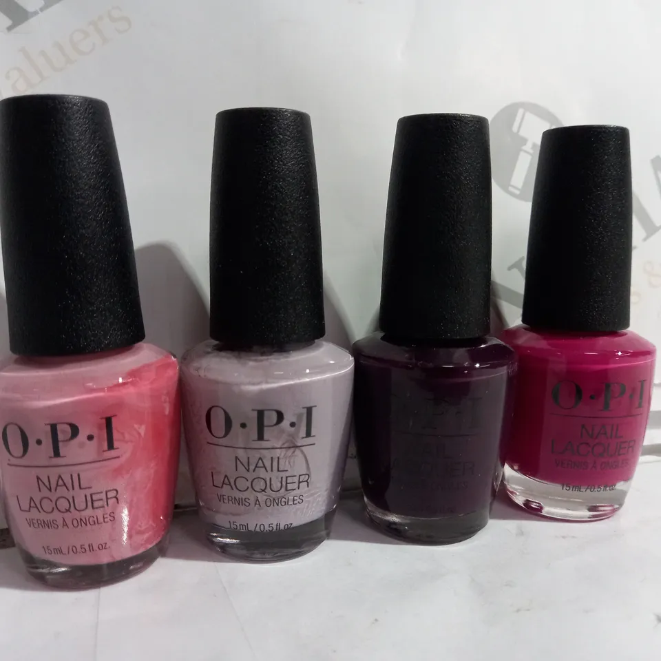 BOX OF APPROX. 12 ASSORTED O.P.I NAIL LACQUER TO INCLUDE - GRAFFITI SWEETIE - PINK ON CANVAS - TO PARTY ECT