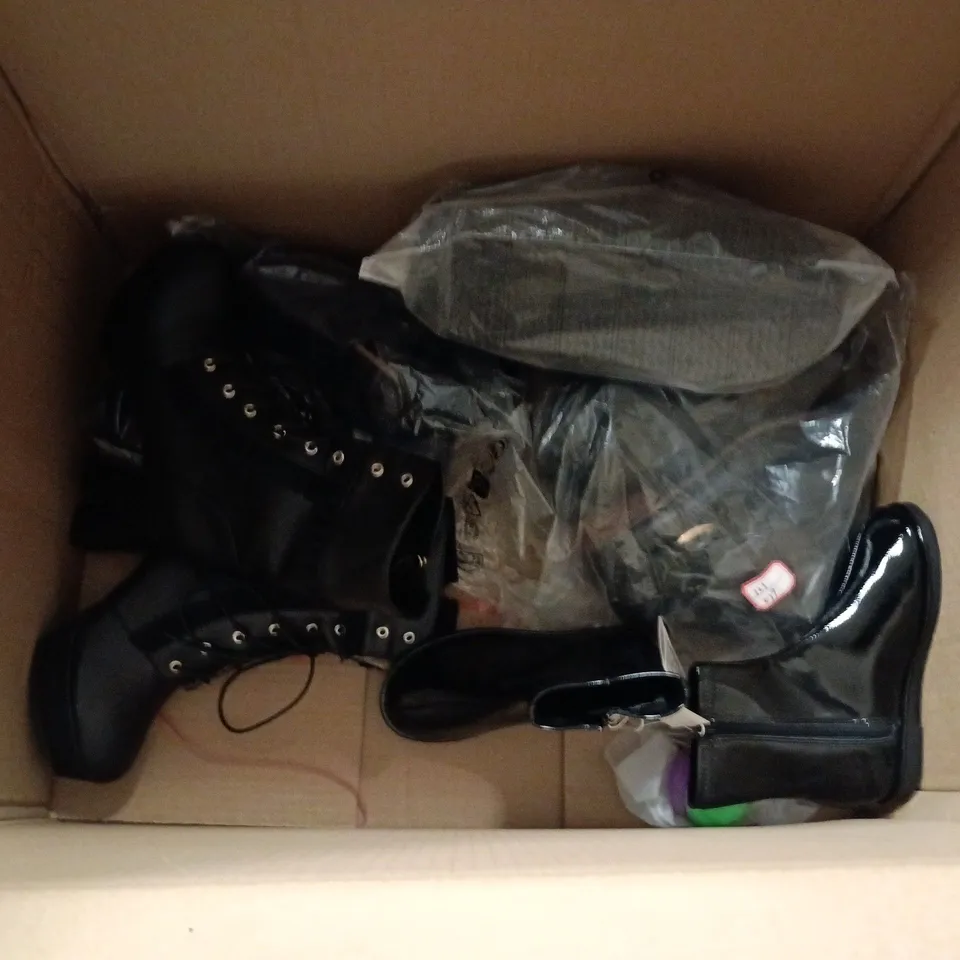 LOT OF 12 ASSORTED PAIRS OF SHOES AND TRAINERS IN VARIOUS SIZES