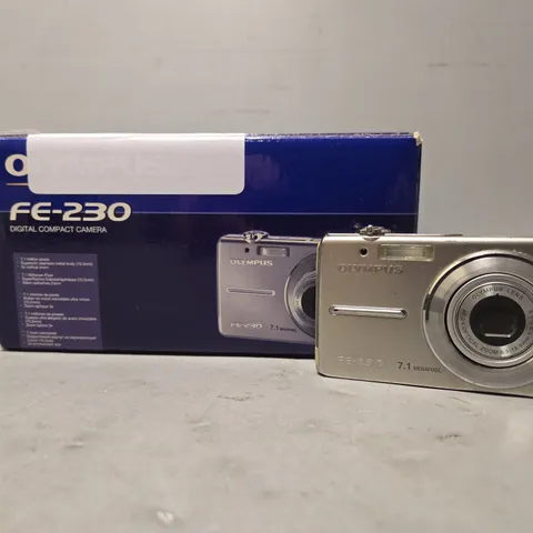 BOXED OLYMPUS COMPACT CAMERA FE-230