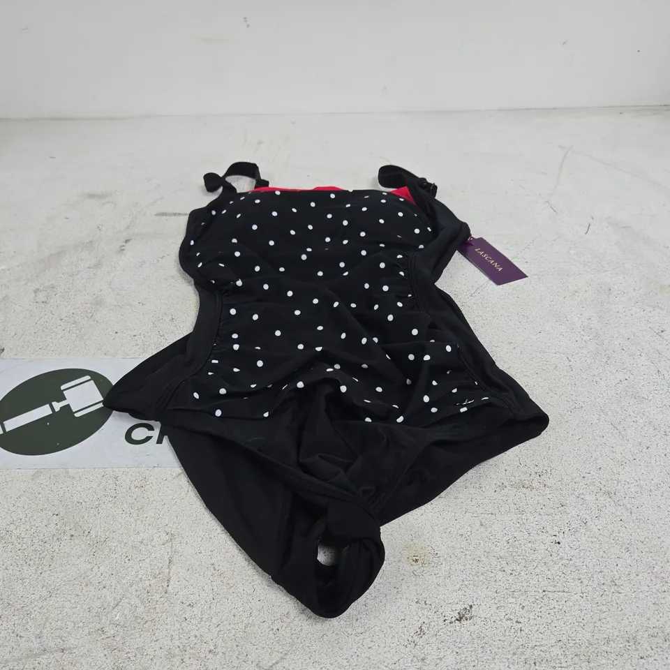 LASCANA BLACK RED SWIMSUIT UK 12C TAGGED