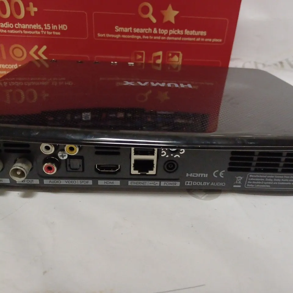 HUMAX FVP-5000T 500 GB FREEVIEW PLAY HD TV RECORDER, BLACK 