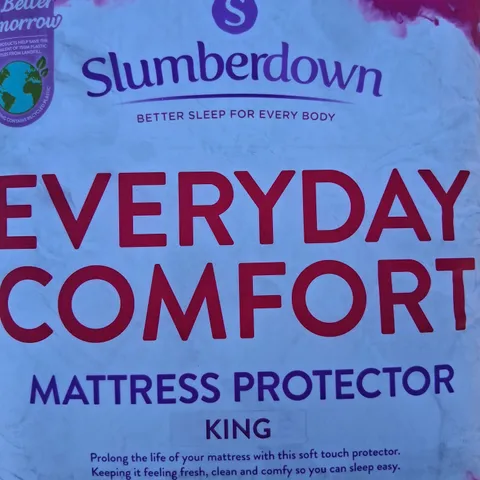 FIVE BRAND NEW BAGGED SLUMBERDOWN EVERYDAY COMFORT MATTRESS PROTECTORS KING SIZE