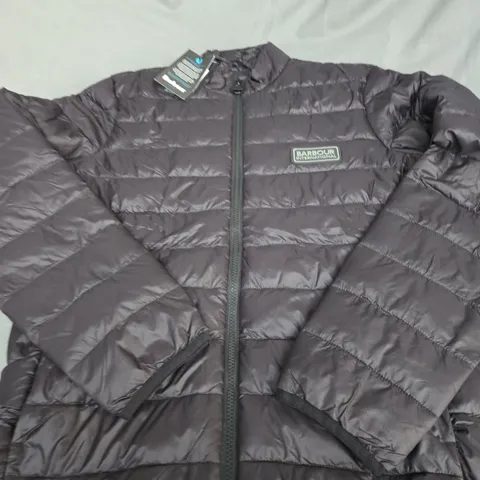 MEN'S BARBOUR INTERNATIONAL TOURER REED QUILTED JACKET SIZE SMALL
