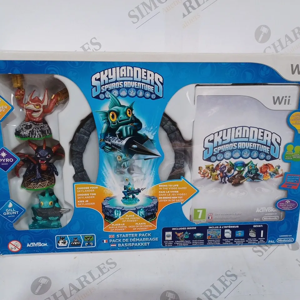 NINTENDO WII GAME - SKYLANDERS SPYRO'S ADVENTURE STARTER PACK 