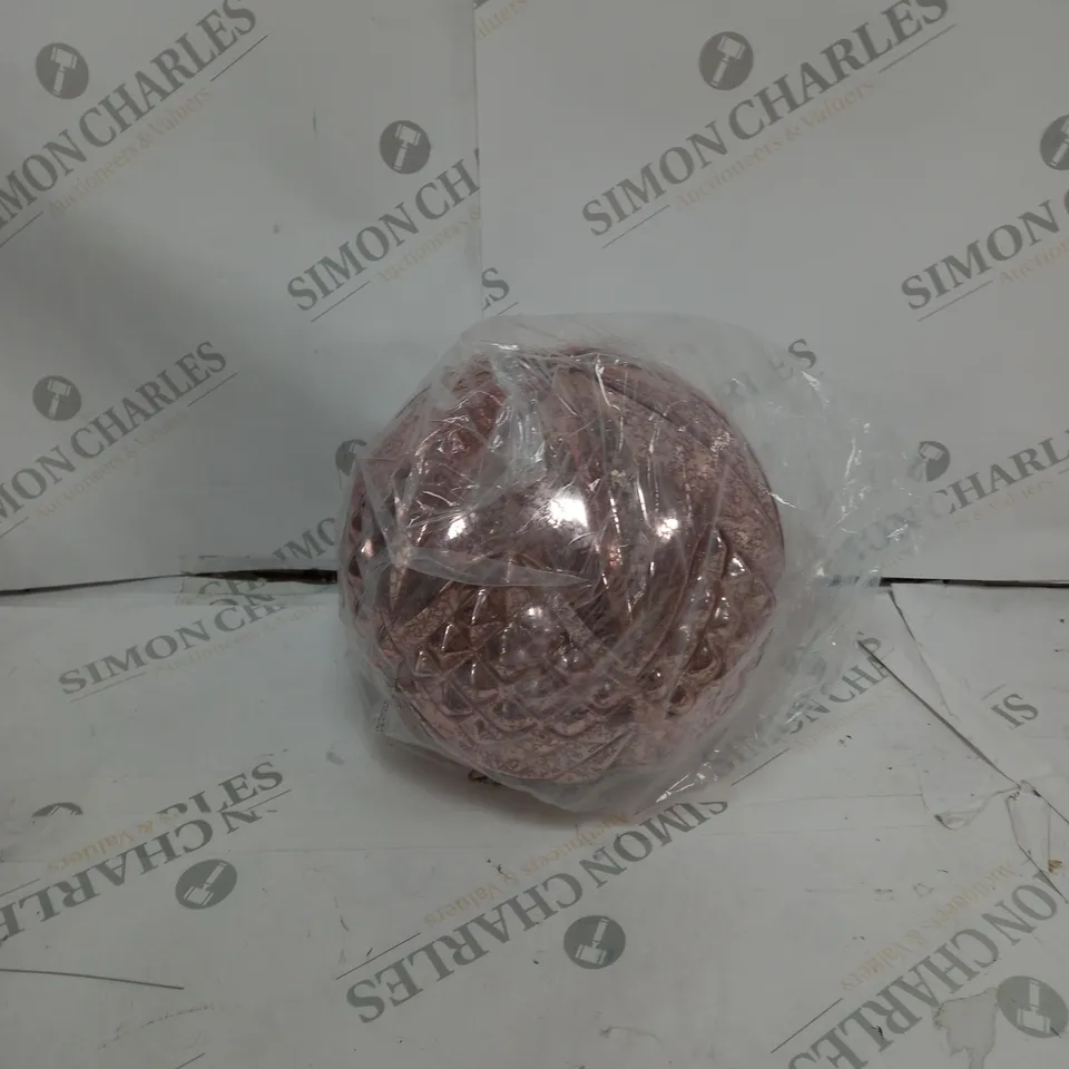 OUTLET ALISON CORK ``LIGHT MERCURY CUT GLASS DECORATION ROSE 