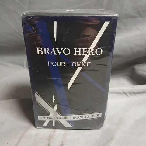 BOXED AND SEALED BRAVO HERO POUR HOMME EAY DE TOILETTE 100ML