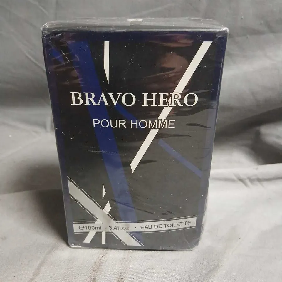 BOXED AND SEALED BRAVO HERO POUR HOMME EAY DE TOILETTE 100ML