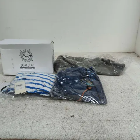 BOX OF APPROXIMATELY 20 ASSORTED ITEMS TO INCLUDE JO AND JOE FOOTWEAR, CHARLOTTE WEST CLOTHING ETC