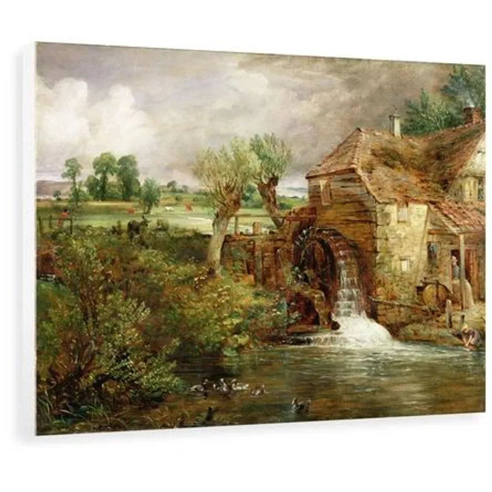 BAGGED MILL AT GILLINGHAM DORSET PRINT