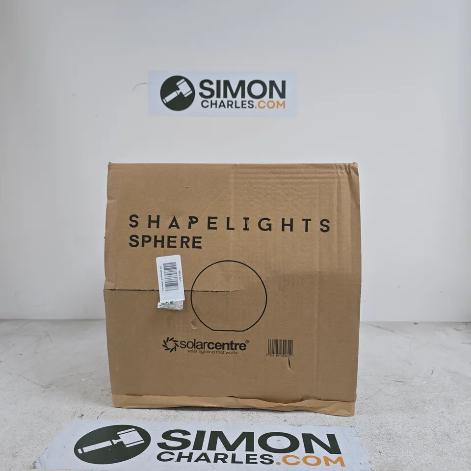 SHAPELIGHTS SPHERE SOLAR GARDEN LIGHT – BOXED BY SOLARCENTRE